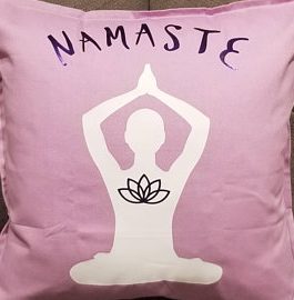 Coussin Yoga Namaste